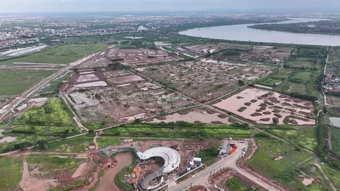 Tiến độ dự án Alluvia City tháng 8/2025 khu Sale Galary
