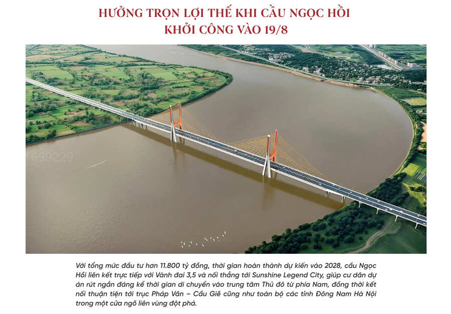 Chung cư Sunshine Legend City Hà Nội – căn hộ cao cấp, sang trọng với cầu ngọc hồi bên cạnh