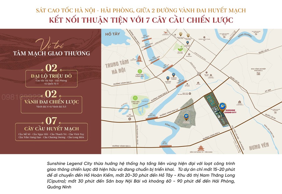 Vị trí vàng chung cư Sunshine Legend City