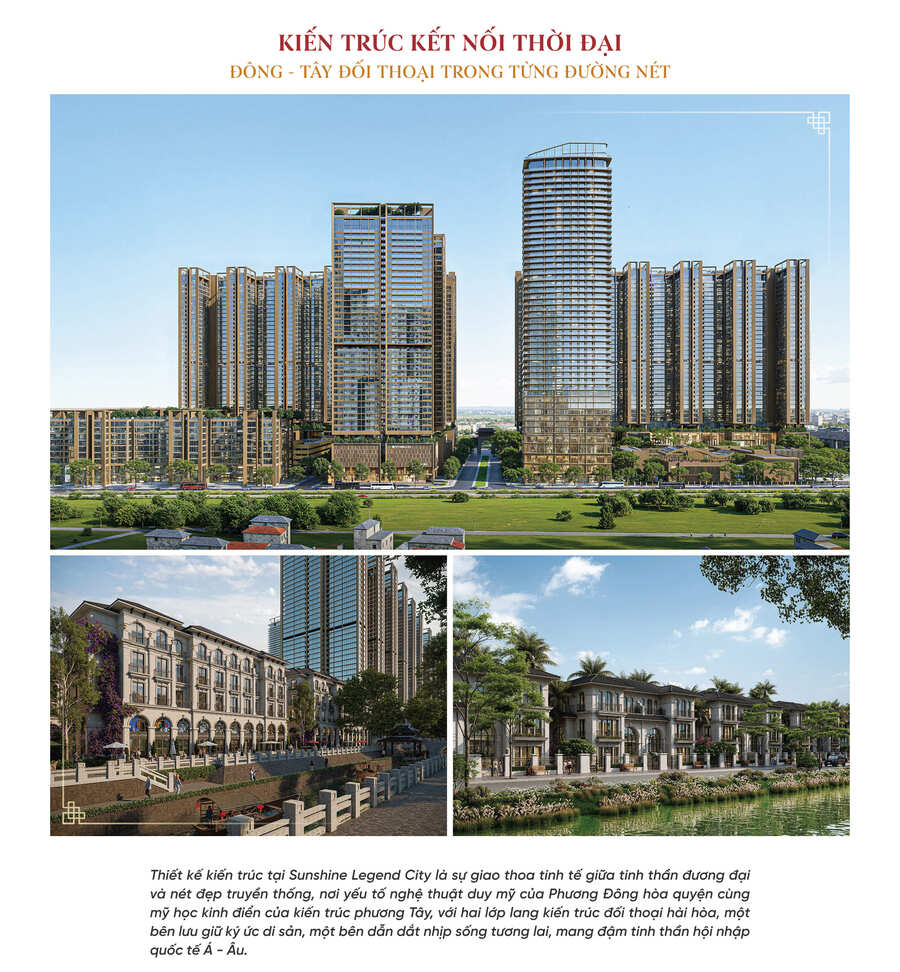 Kiến trúc hiện đại Chung cư Sunshine Legend City Hà Nội