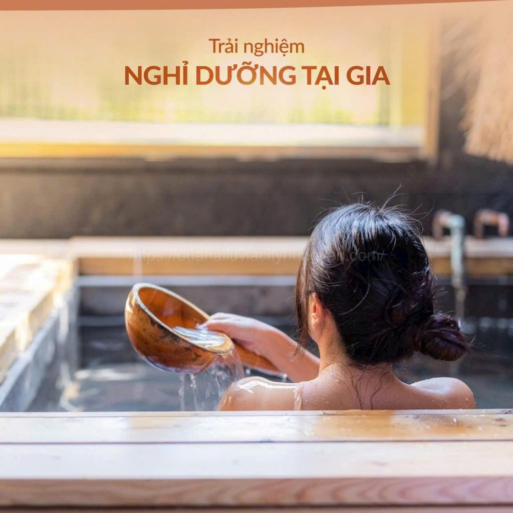 Tiện ích biệt thự song lập nơi cư dân tận hưởng không gian sống chuẩn nghỉ dưỡng với Onsen khoáng nóng, bến du thuyền và trung tâm thương mại.